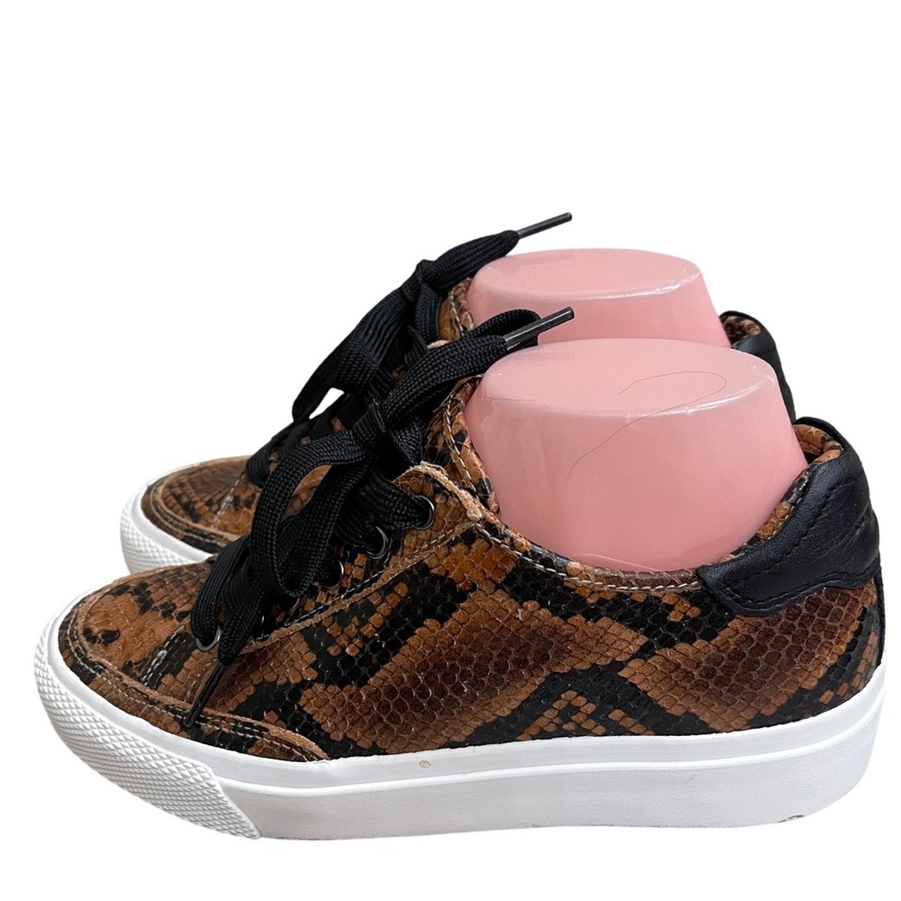 mens rag and bone Snake Skin Sneakers 37EU Or 7 US Lace Up platform Laceup